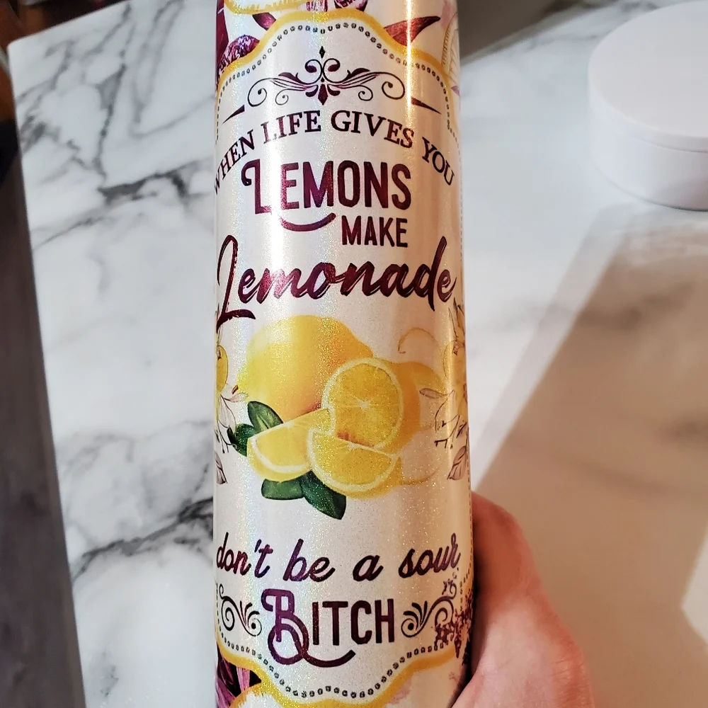 When Life Gives You Lemons  20oz Tumbler 🎉sale